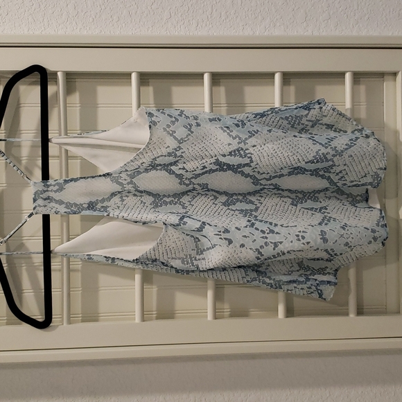 Lavender Brown Silk Tank, EUC - Picture 4 of 8